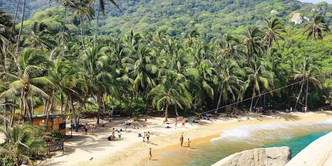 Tayrona National Park beach near Santa Marta